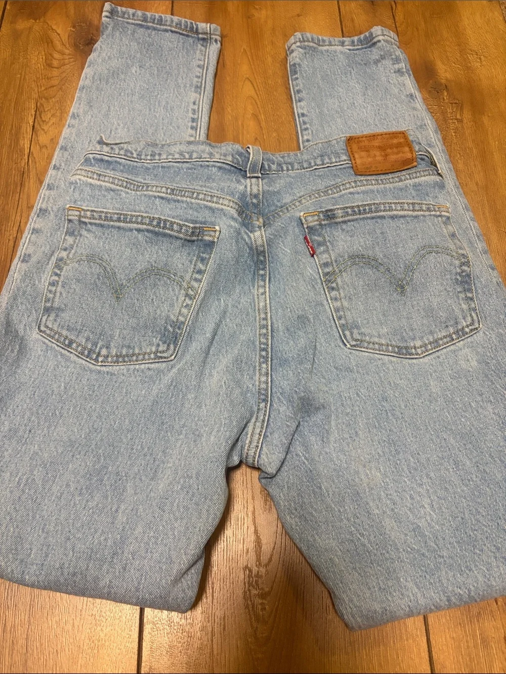 Vintage Levi's Light Blue Straight Leg Jeans
